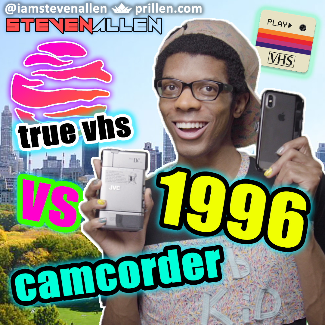 True VHS VS 1996 Camcorder in Central Park NYC – JVC GR-DV1 MiniDV