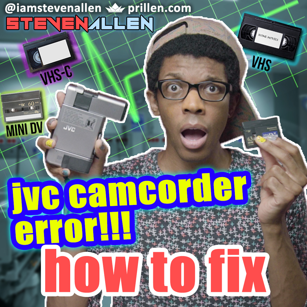 How To Fix JVC Camcorder Errors E01-E07 Featuring GR-DV1