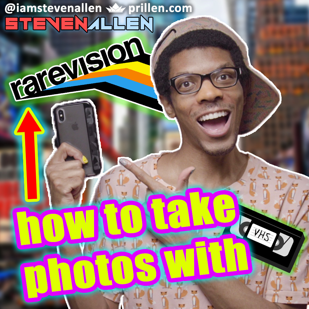 How To Take Photos With Rarevision VHS App For iPhone & Android